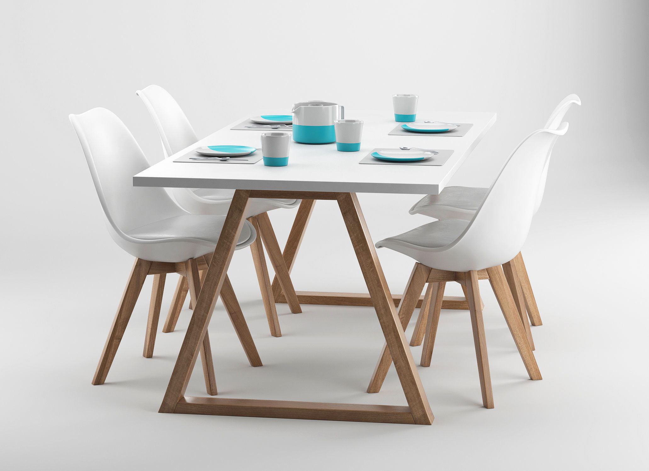 Dinning Table 3D model_1
