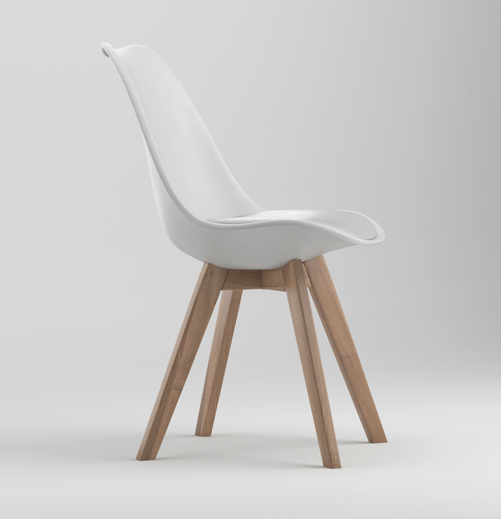 Circular Dinning Table 3D model_6