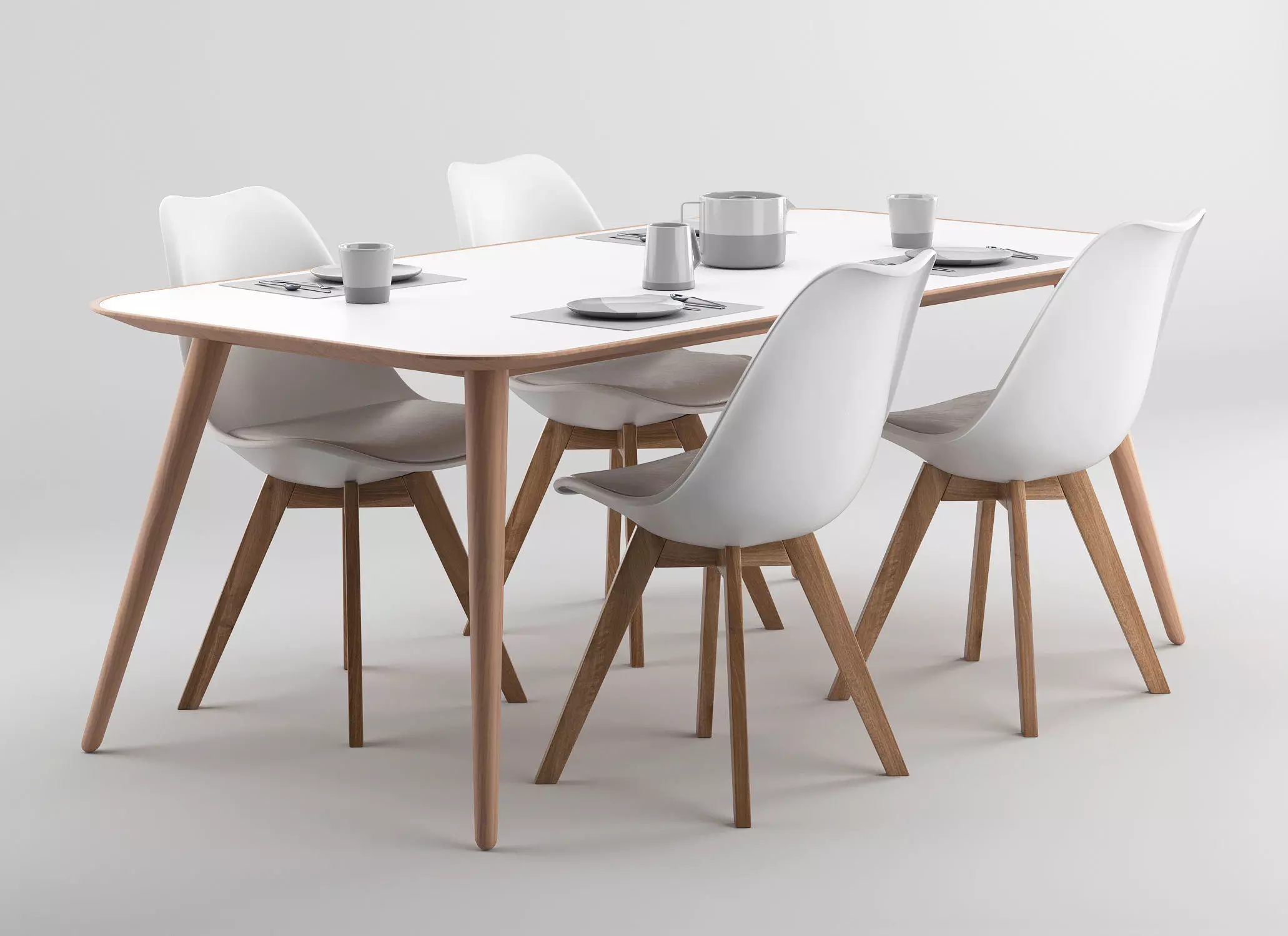 Dinning Table 3D model_0