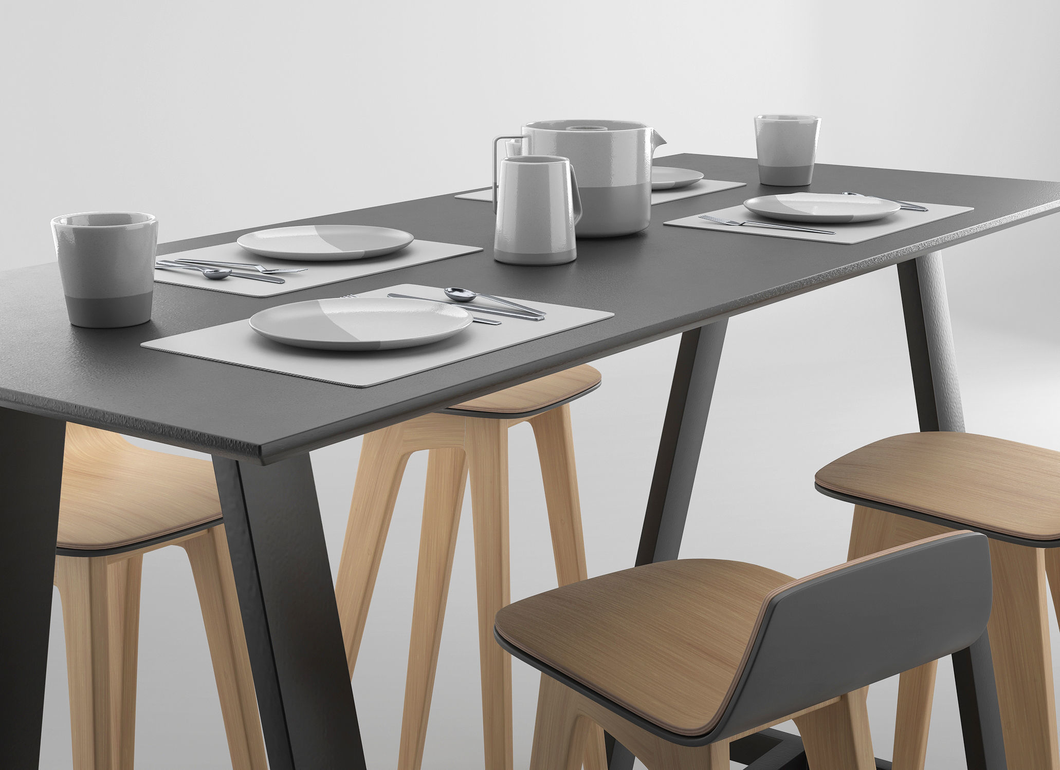 HT1 Bar Table 3D model_2