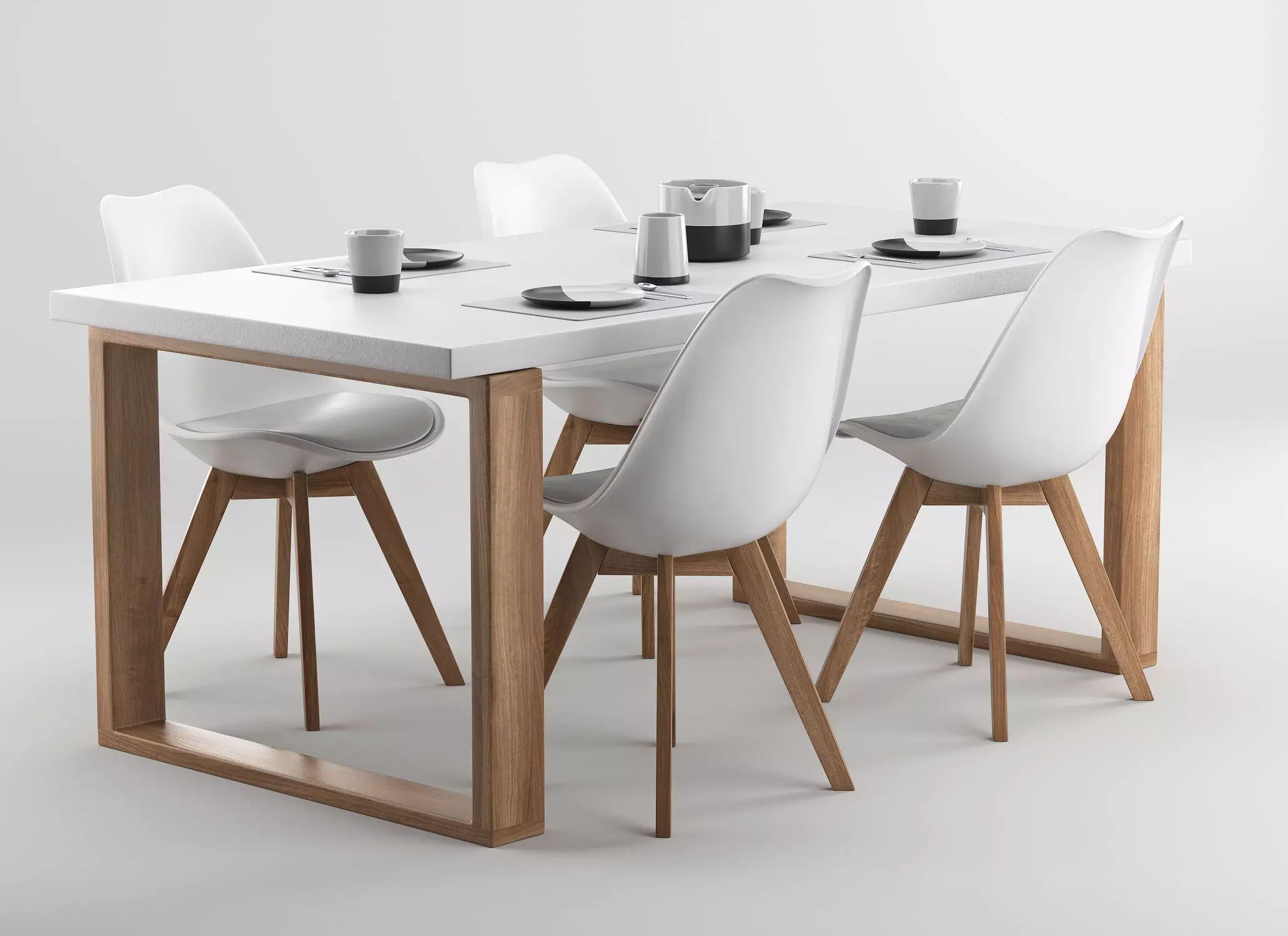 Dinning Table 3D model_0