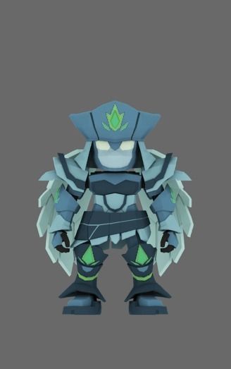 Super Mecha 17 - Woneel of Code Name W8N33 - 3D Print Ready 3D print model_2