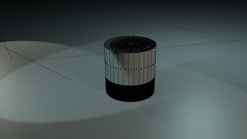Mini Speaker Model Free low-poly 3D model_2