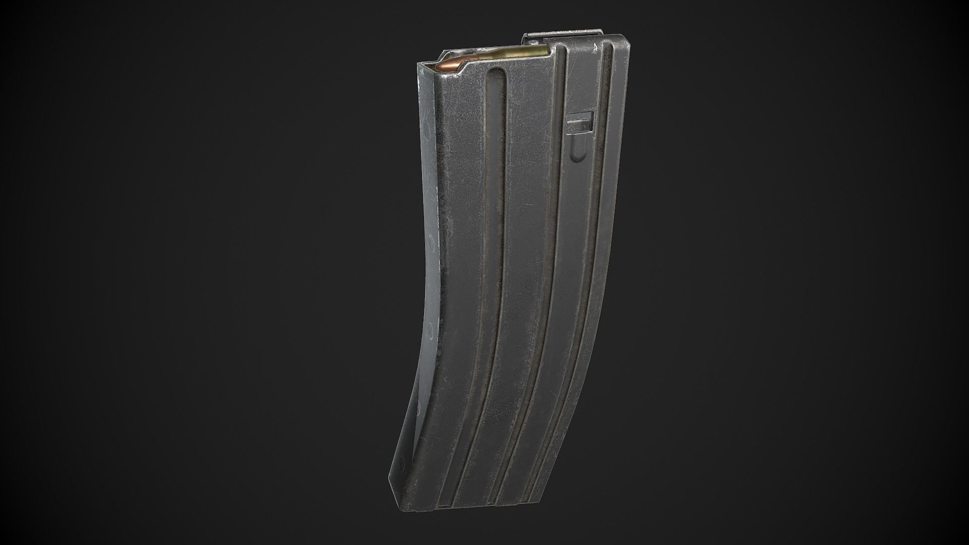 M4 Carbine Low-poly 3D model_24