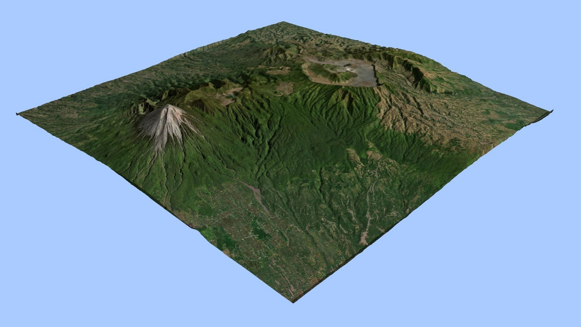 Volcano Mountains - Mt Bromo 3D model_1