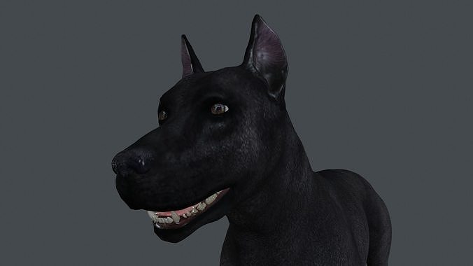 MDOG-004 Walking Animation 3D model