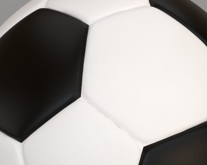 Football soccer ball 3D model_3