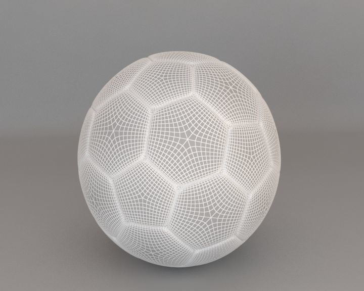 Football soccer ball 3D model_6