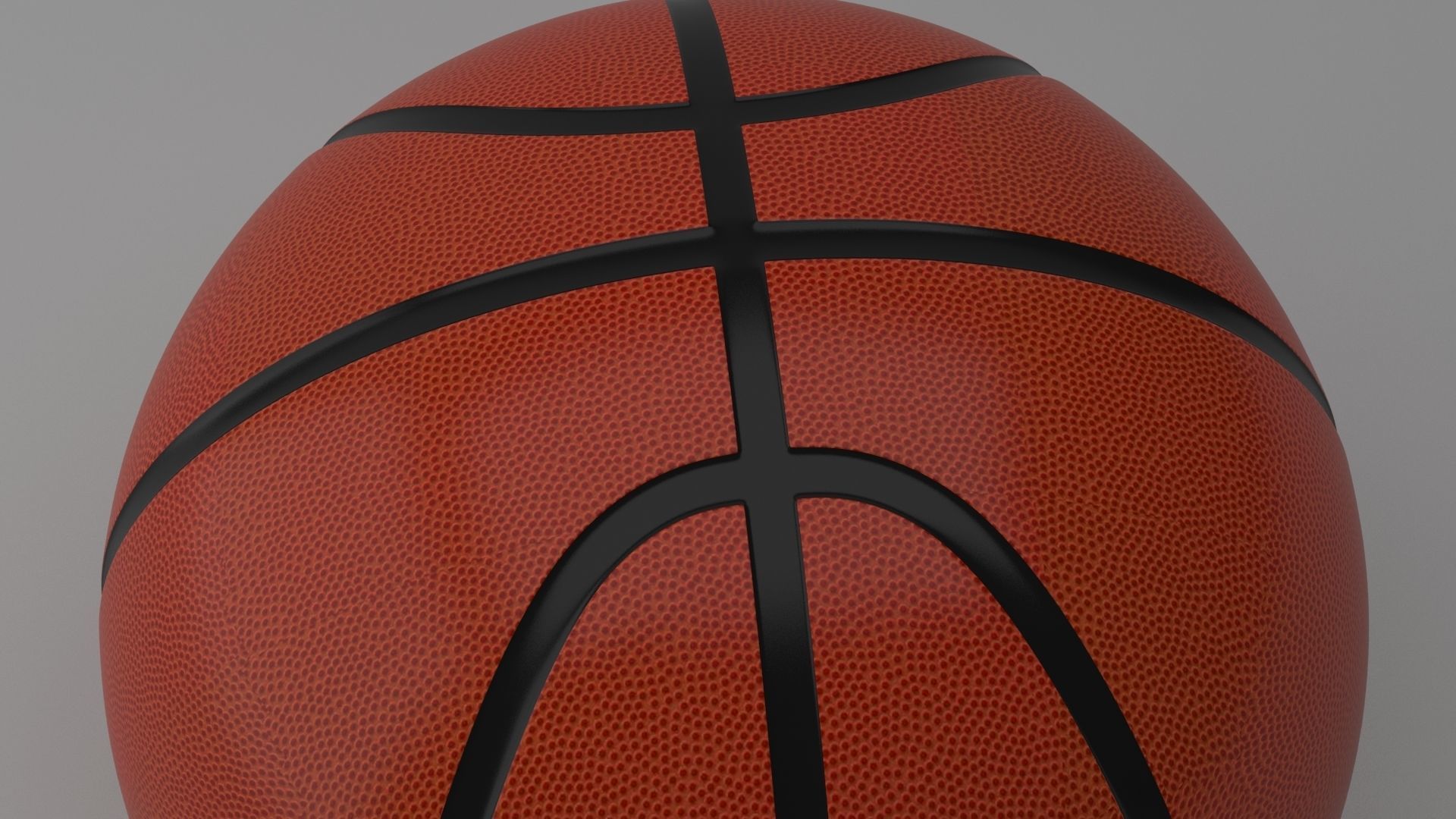 Basketball ball 3D model_7