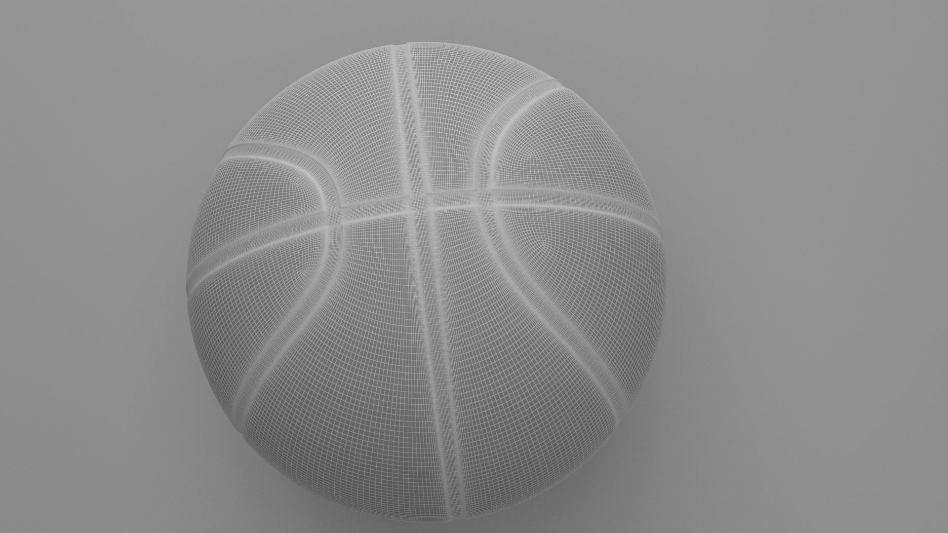 Basketball ball 3D model_2