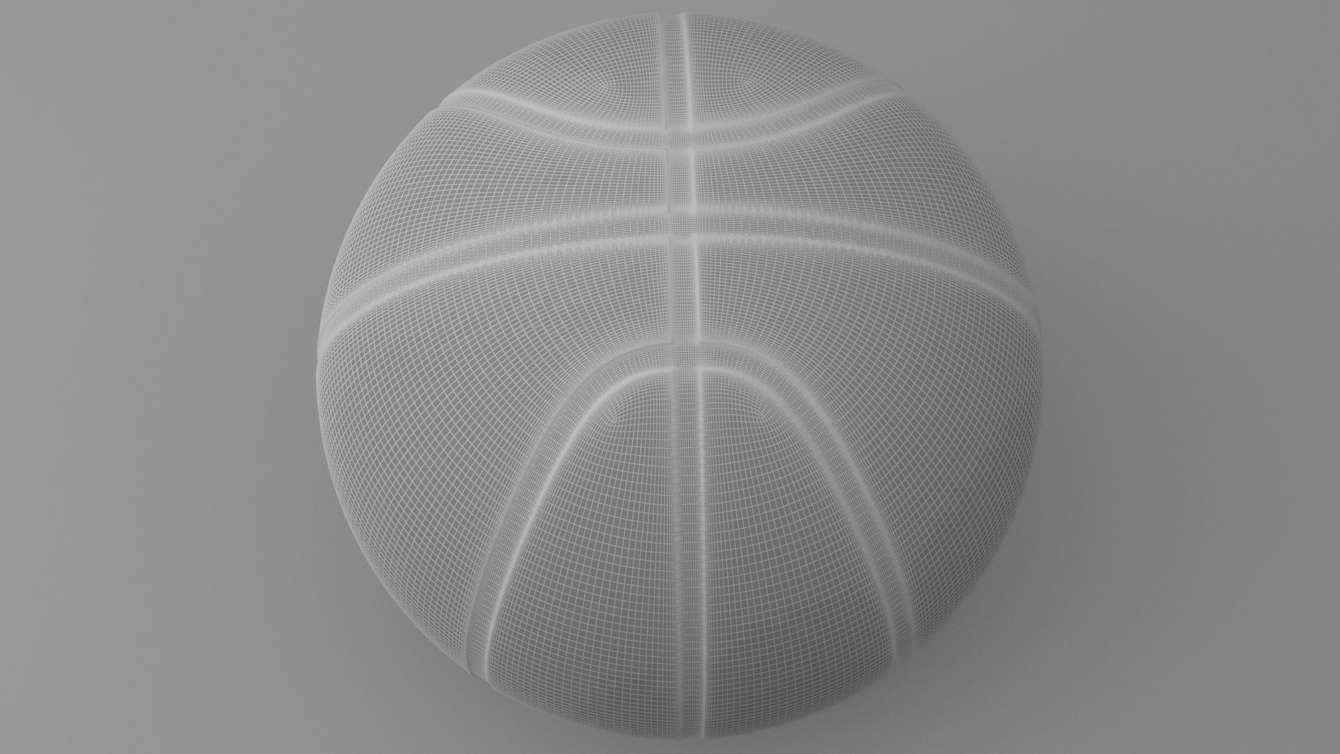 Basketball ball 3D model_11