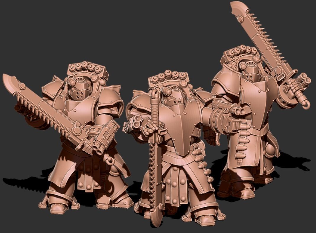 Black Knights - Bellicosor Squad 3D print model_1