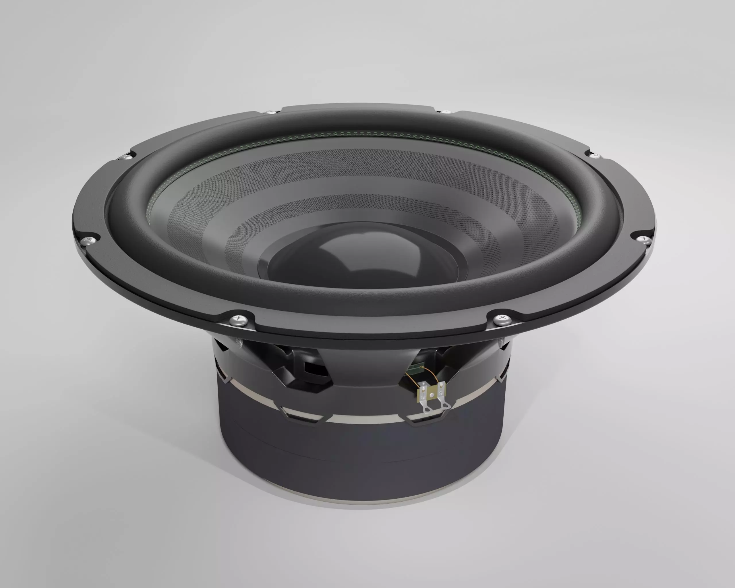 Subwoofer speaker 3D model_0