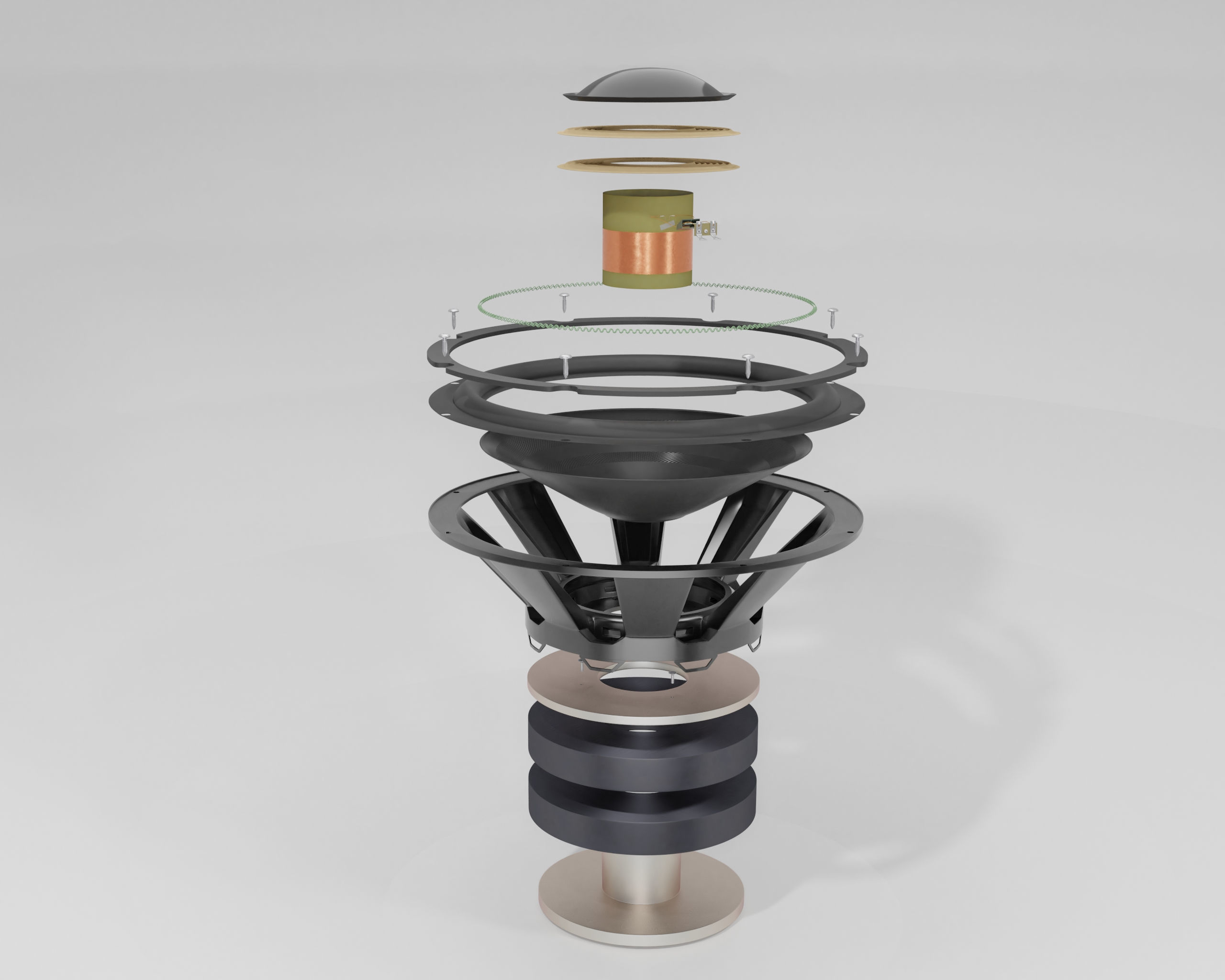 Subwoofer speaker 3D model_3