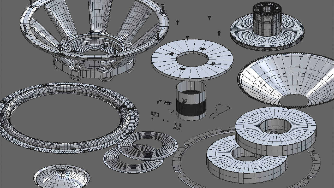 Subwoofer speaker 3D model_5