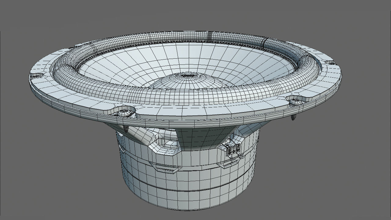 Subwoofer speaker 3D model_6