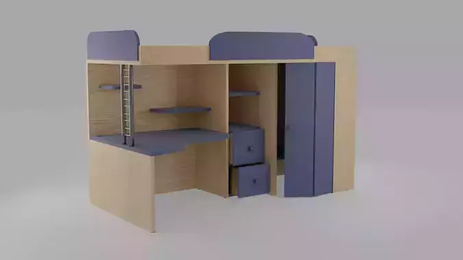 computer desk - bunk bed