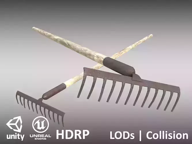 Game-ready Rake Rusty