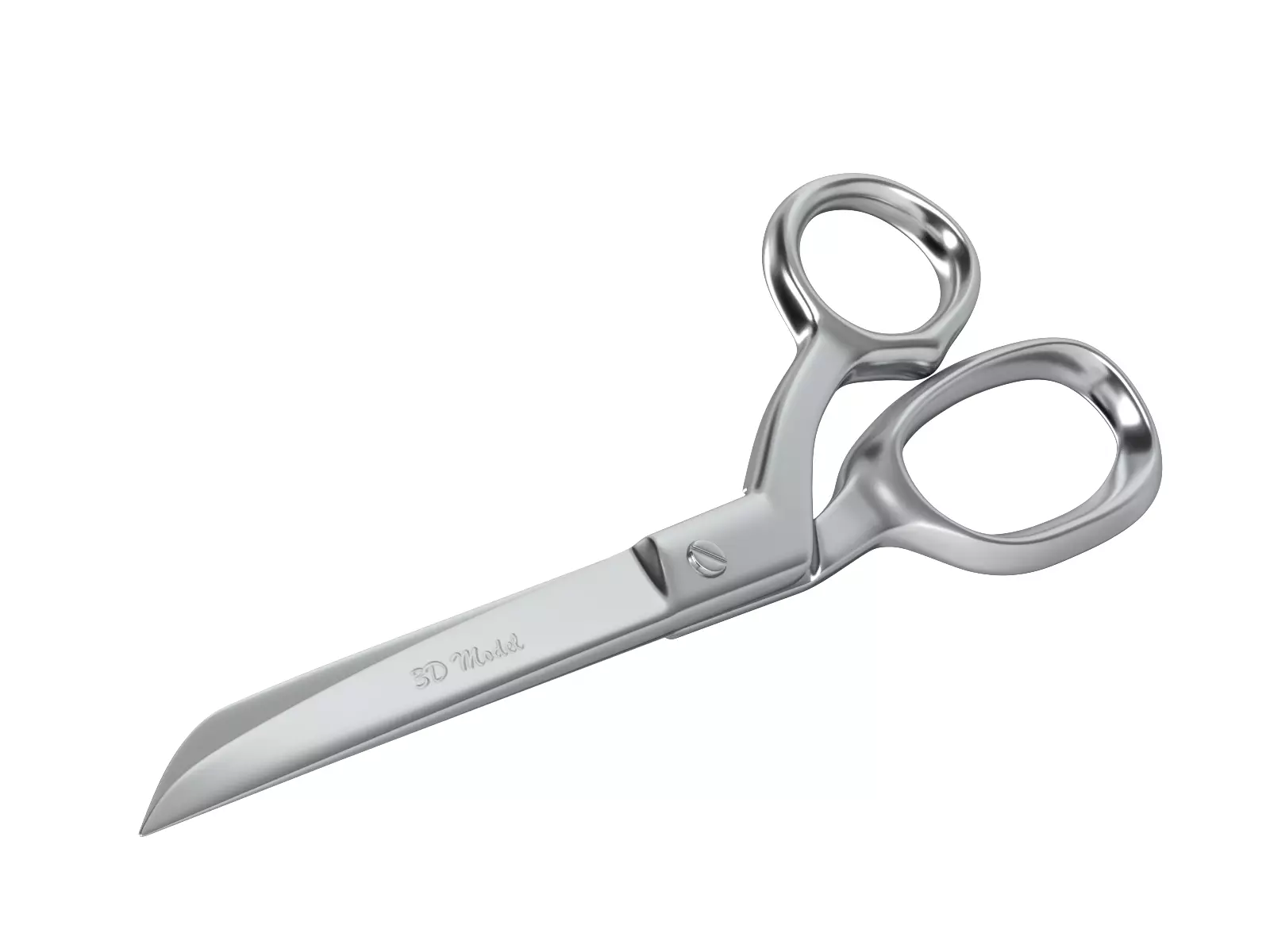 Scissors pair of 3D model