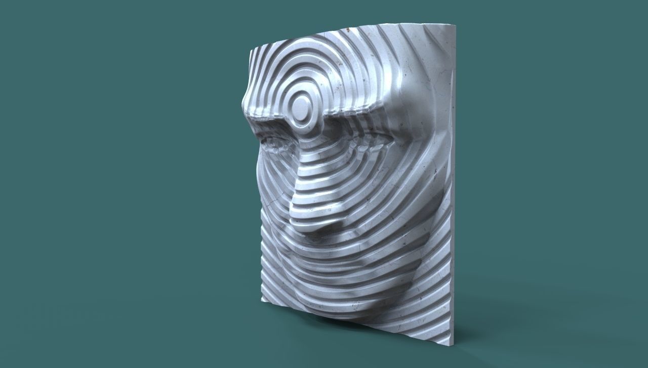 Gazi Mustafa Kemal Ataturk Wall Art 3D print model_2