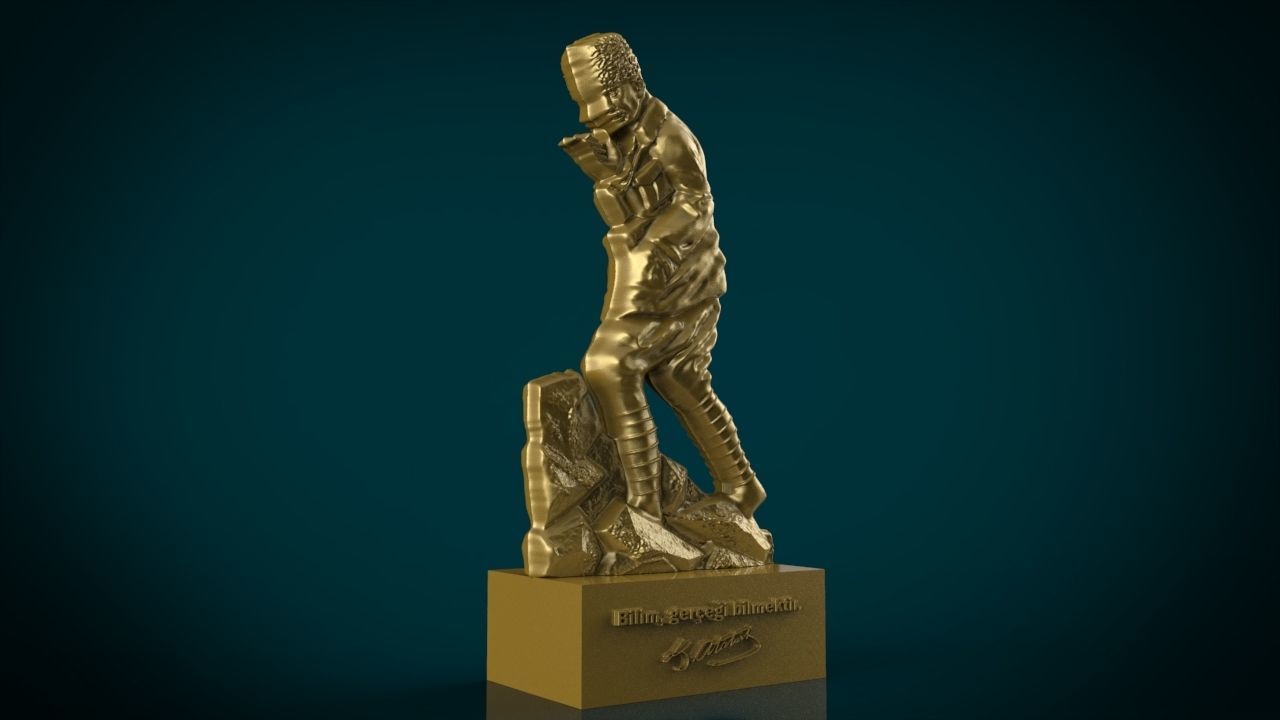 Gazi Mustafa Kemal Ataturk Kocatepe 3D print model_2