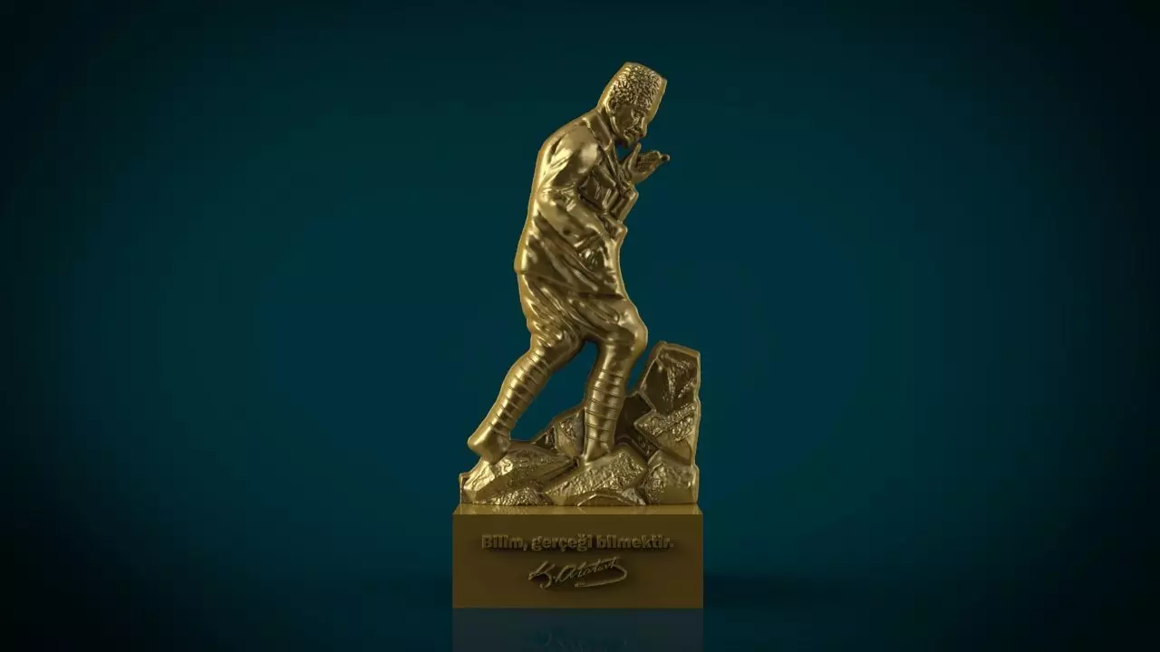 Gazi Mustafa Kemal Ataturk Kocatepe 3D print model_0