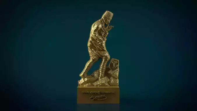 Gazi Mustafa Kemal Ataturk Kocatepe 3D print model