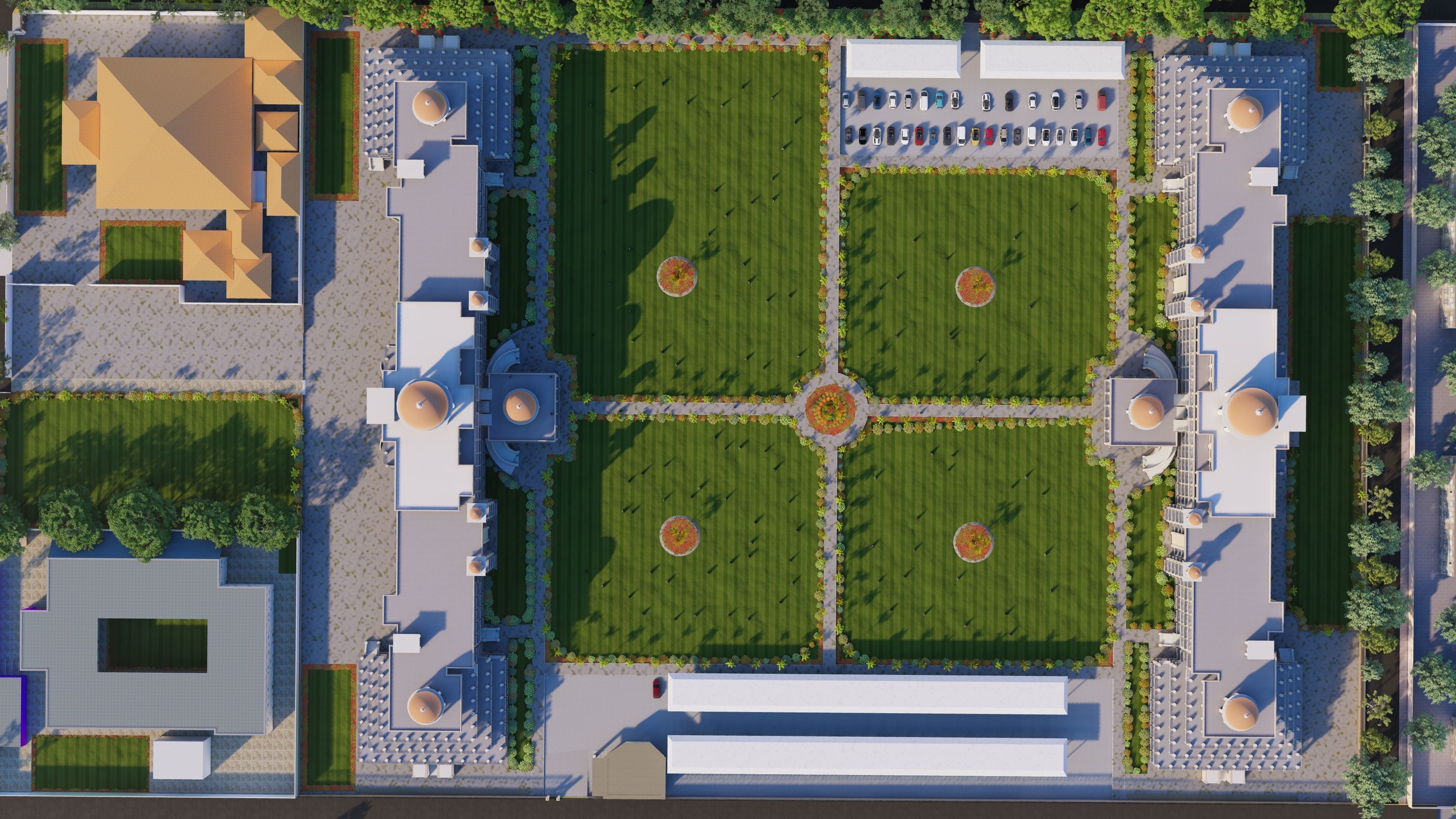 The Sheikh Taimur Academic Block University of Peshawar Low-poly 3D model_12