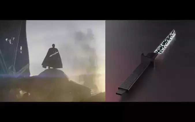 The Mandalorian - Darksaber  3D model