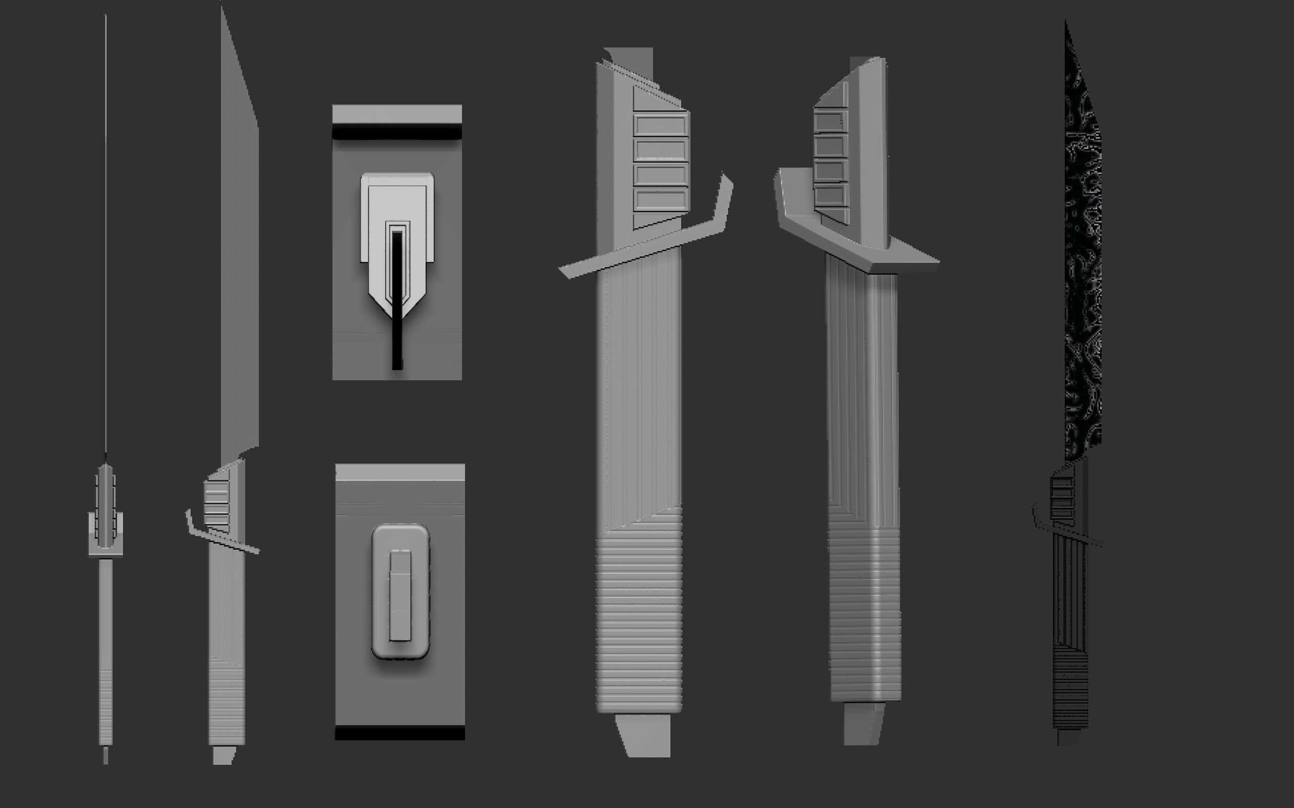 The Mandalorian - Darksaber  3D model_3