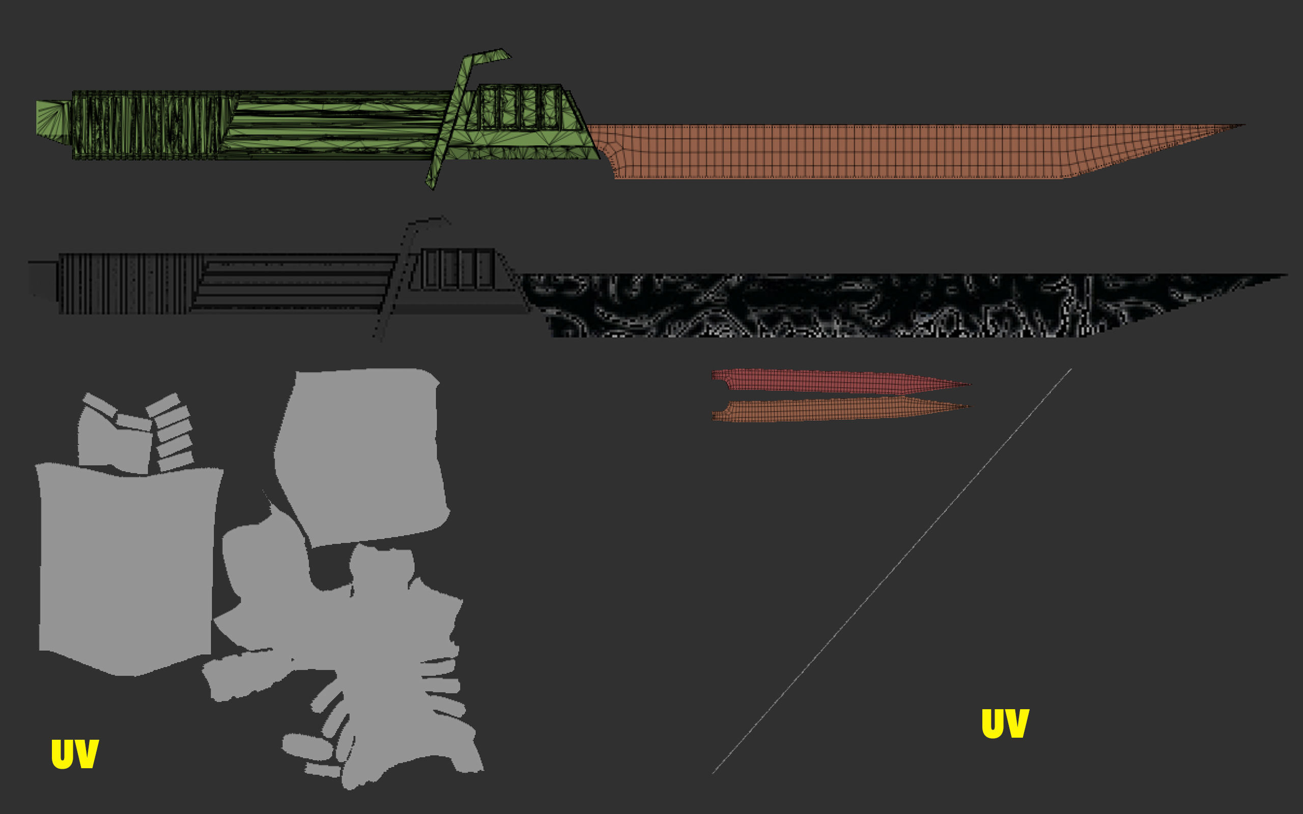 The Mandalorian - Darksaber  3D model_2