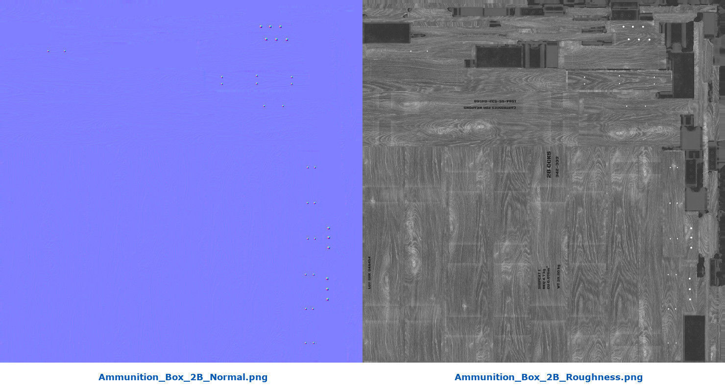 Ammunition Box 2B Low-poly 3D model_9