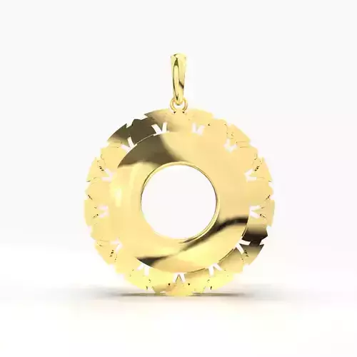 KALEJA GOLD PENDANT 3D print model
