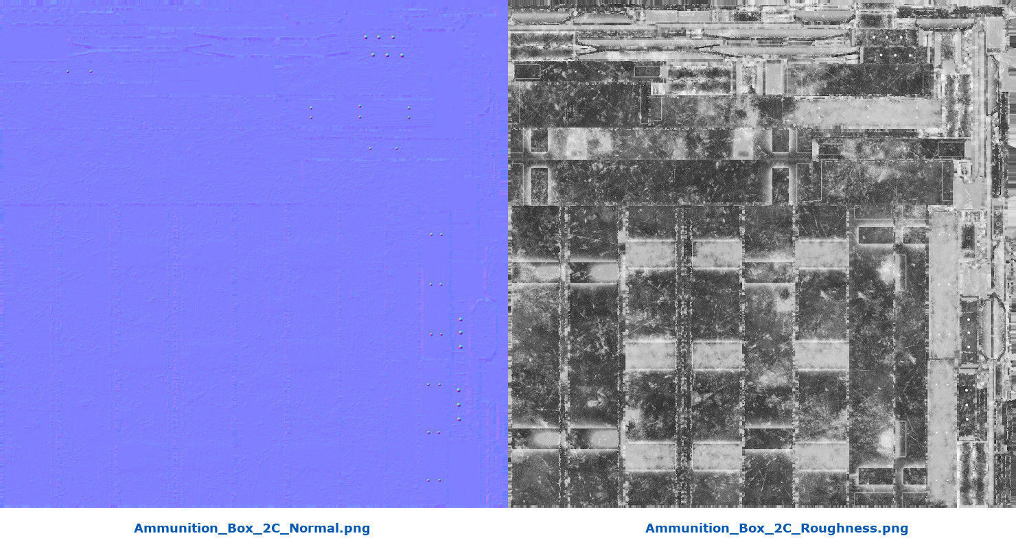 Ammunition Box 2C Low-poly 3D model_9