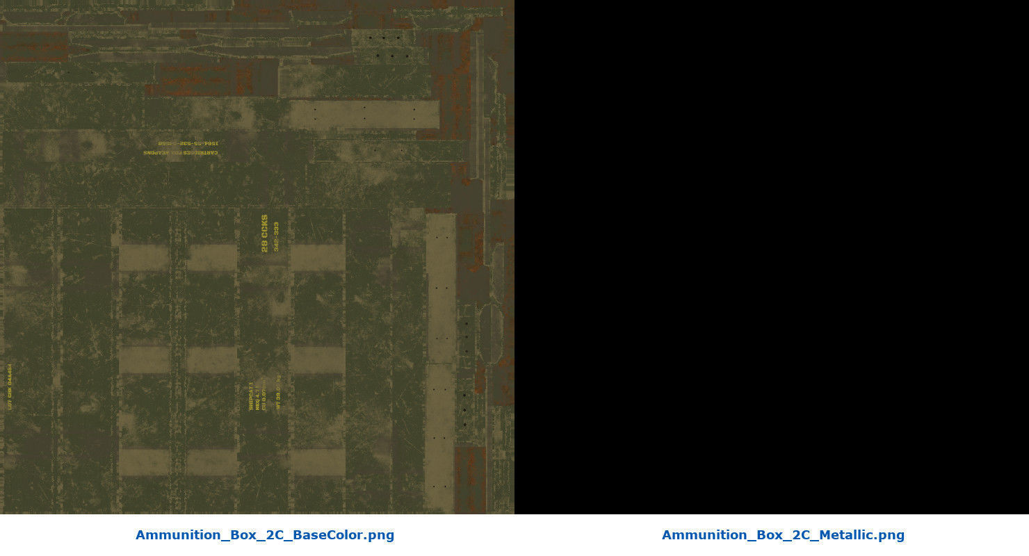 Ammunition Box 2C Low-poly 3D model_8