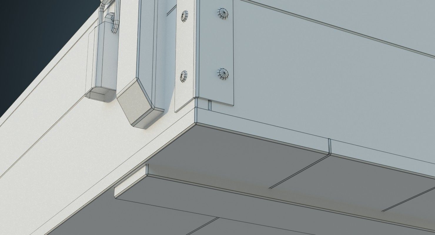 Ammunition Box 2C Low-poly 3D model_6