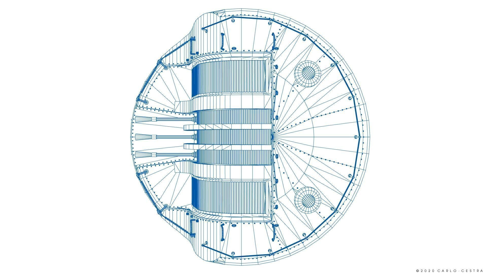 Japanese Type 96 AA gun - 1941 Low-poly 3D model_49