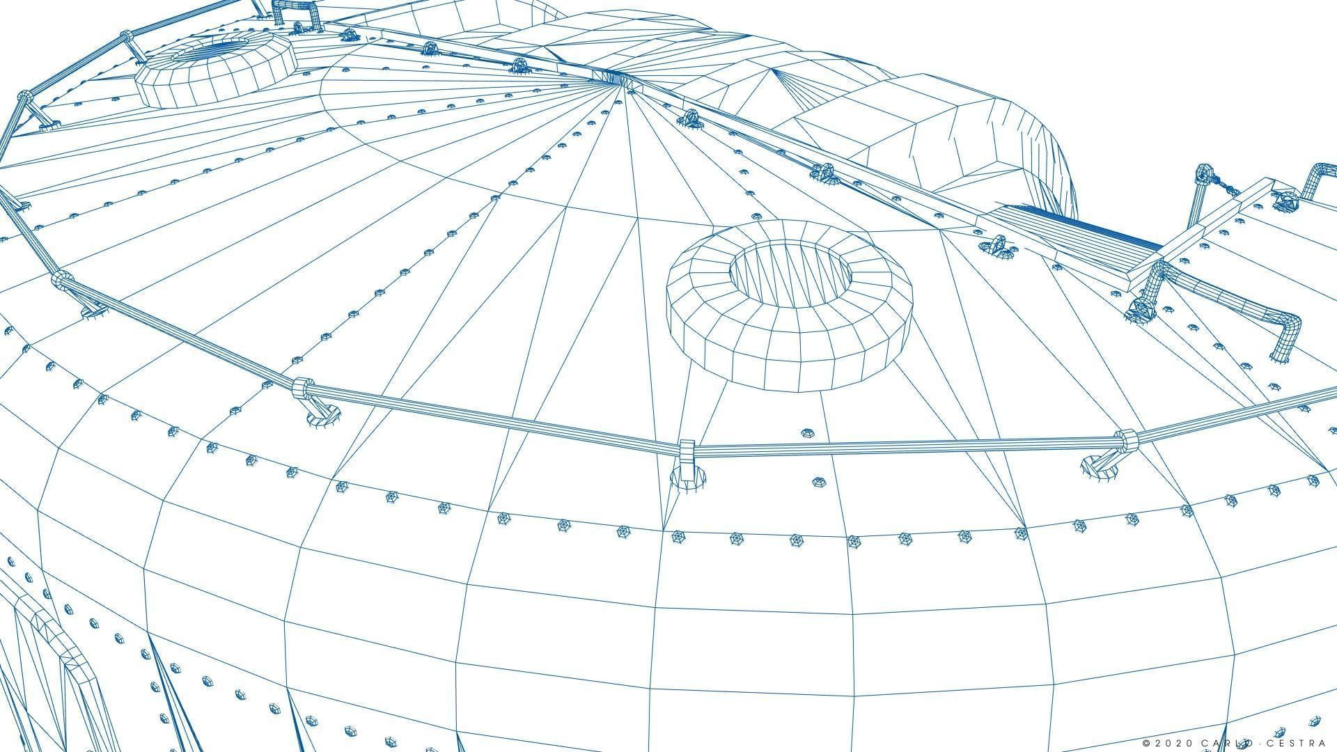 Japanese Type 96 AA gun - 1941 Low-poly 3D model_44