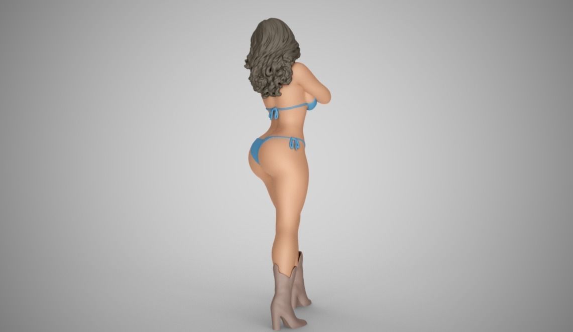 Girl in Nature 3D print model_5