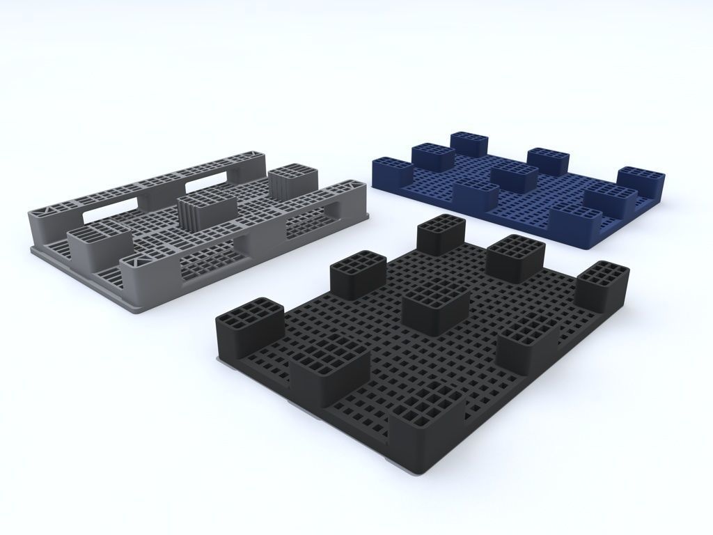 PLASTIC PALLET 800x1200x170-140 3D model_5