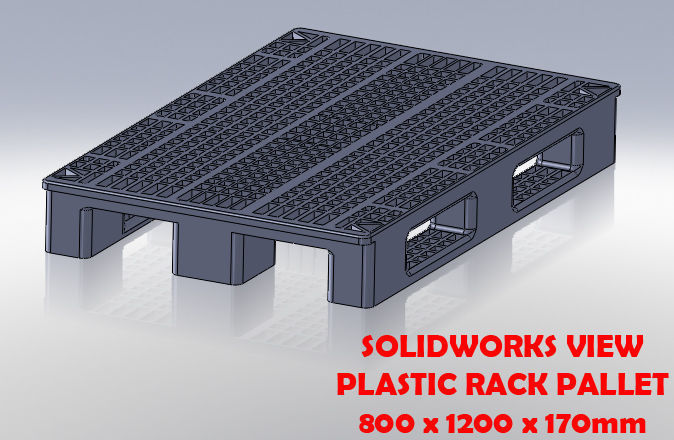 PLASTIC PALLET 800x1200x170-140 3D model_1