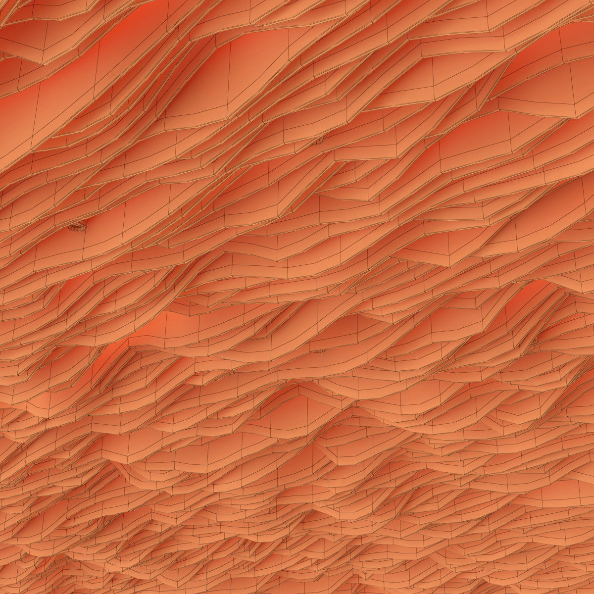 Parametric wood Hall ceiling Light 3D model_13