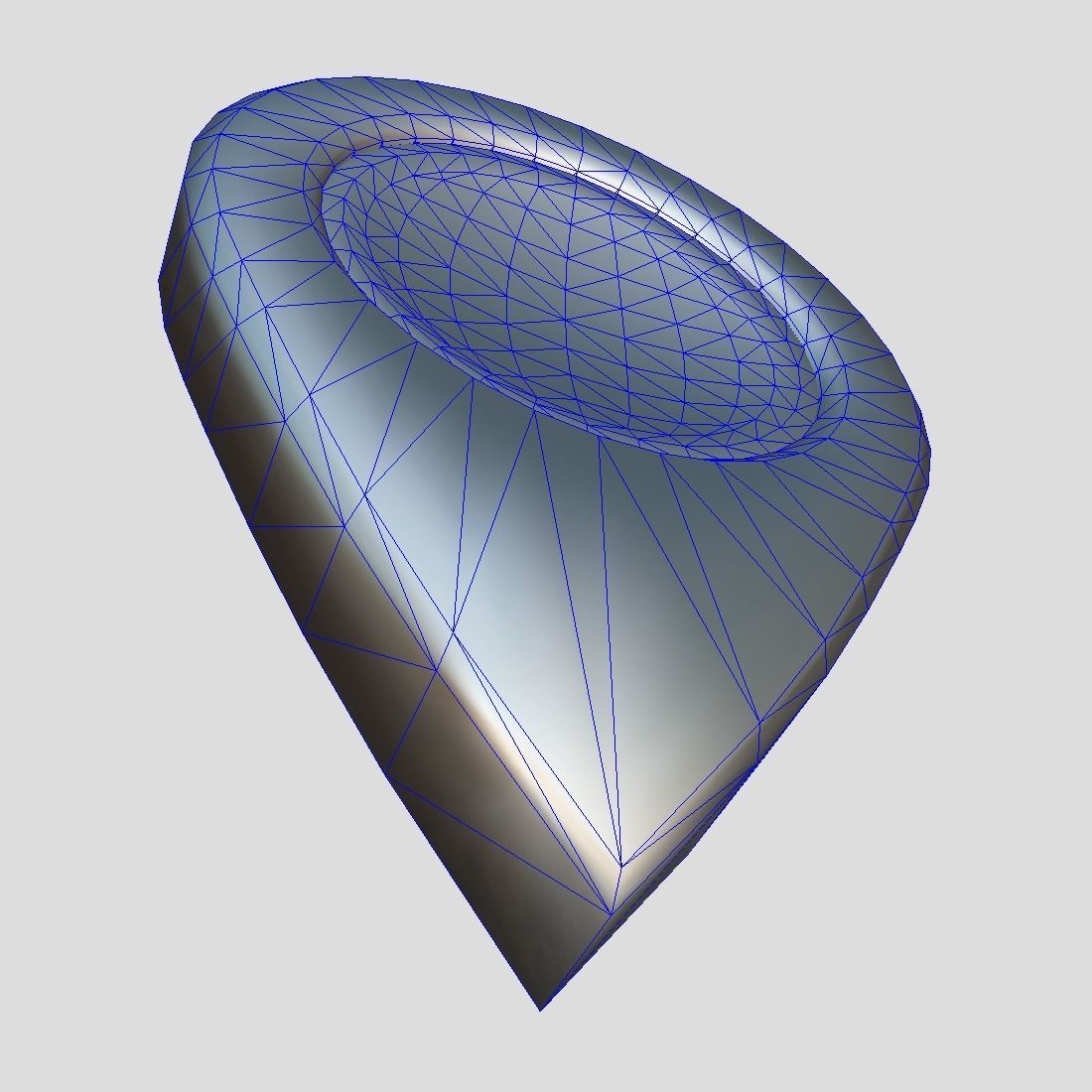 Map Pointer Low-poly 3D model_12