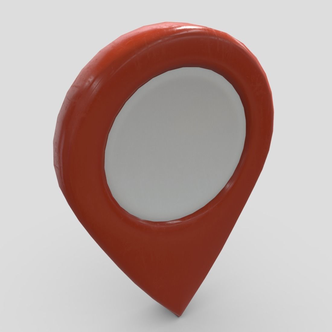 Map Pointer Low-poly 3D model_8