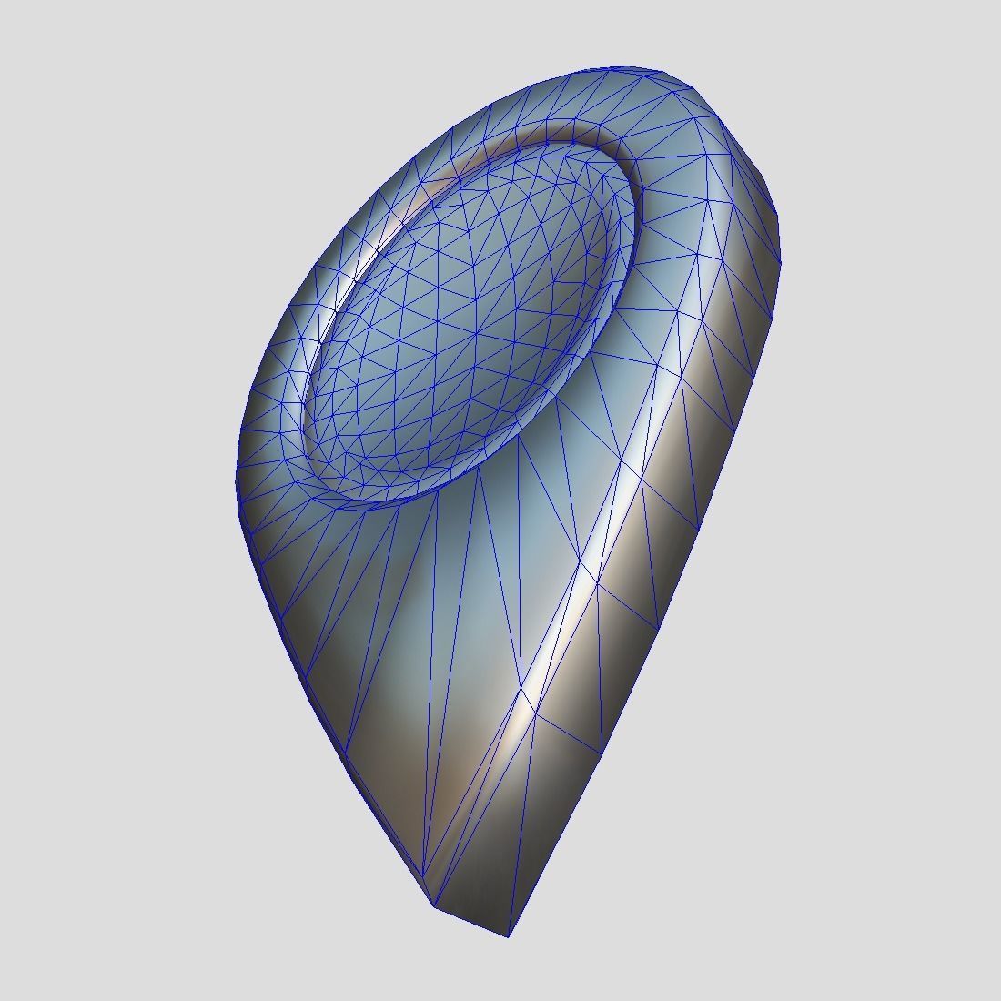 Map Pointer Low-poly 3D model_10