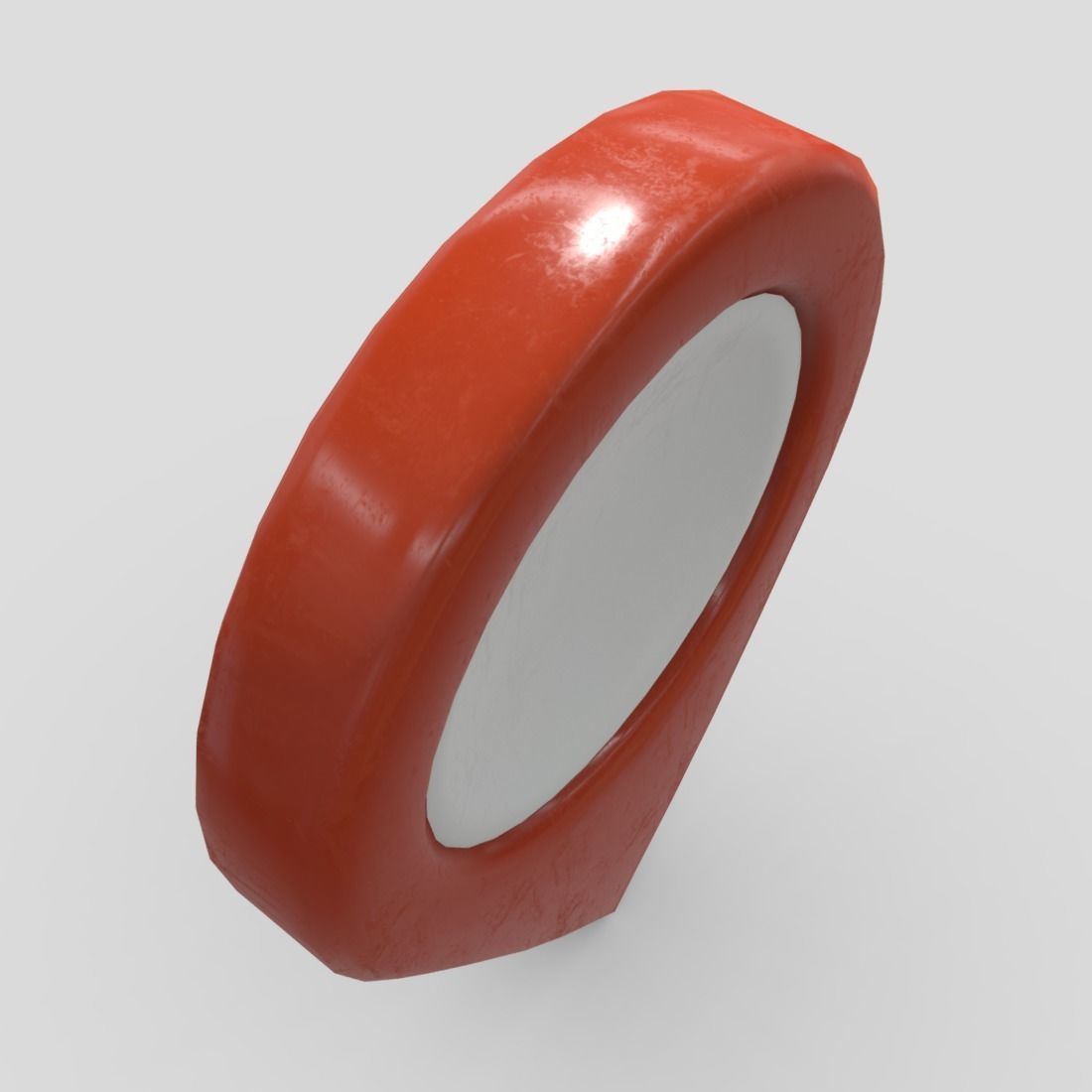 Map Pointer Low-poly 3D model_7