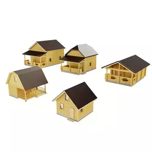 Log house set