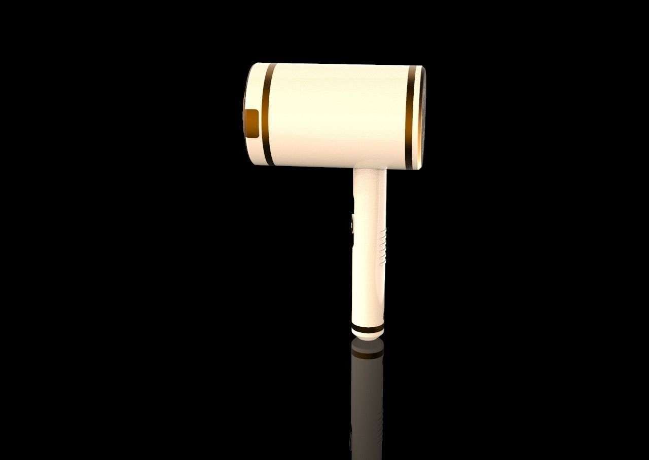 Hair Dryer 3D model_14