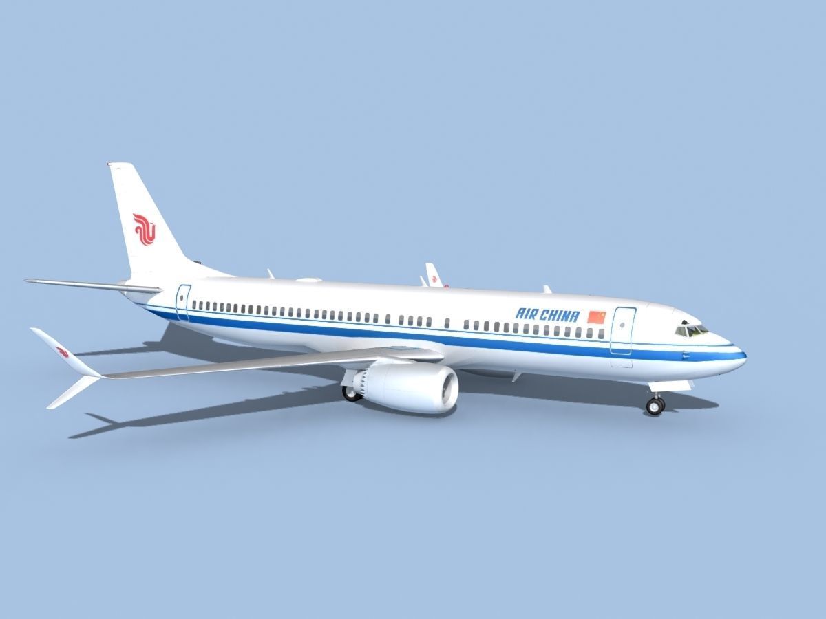 Boeing 737-800 Max Air China 3D model_3