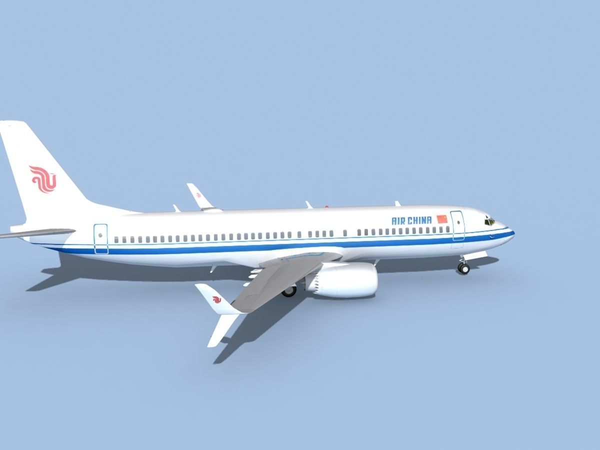 Boeing 737-800 Max Air China 3D model_4